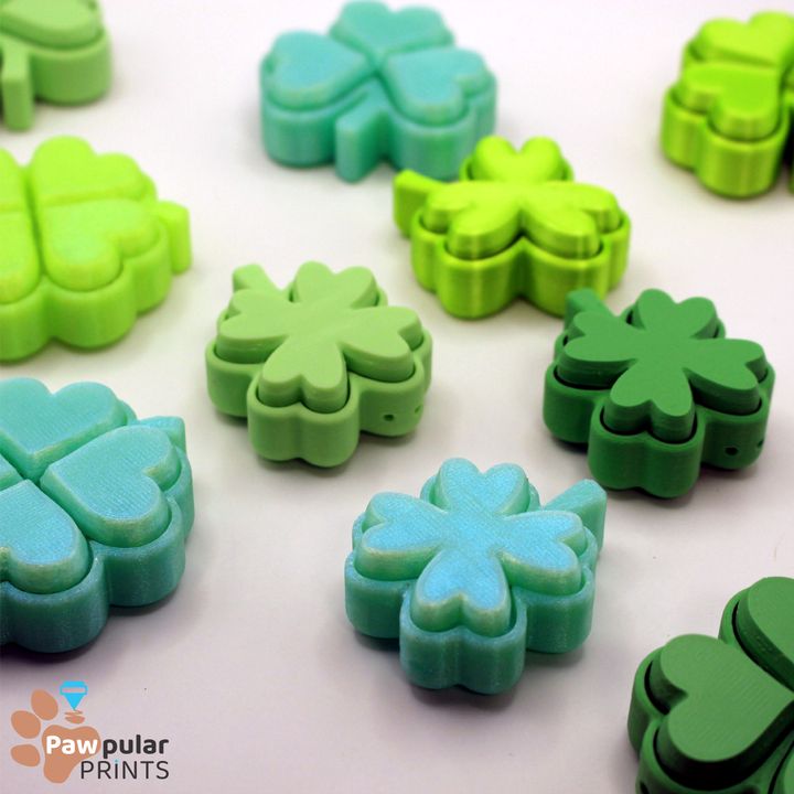 Shamrock Clickers Multi-Pack - Fidget Keychain [Private Use Only]