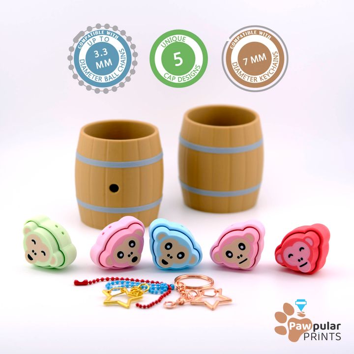 FLORAL FREEBIE, FIDGET CLICKERS - FIDGET KEYCHAIN [PRIVATE USE ONLY