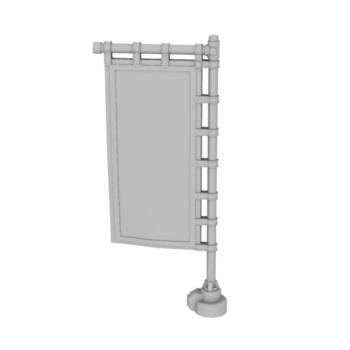 Cyber Samurai Large Back Banner