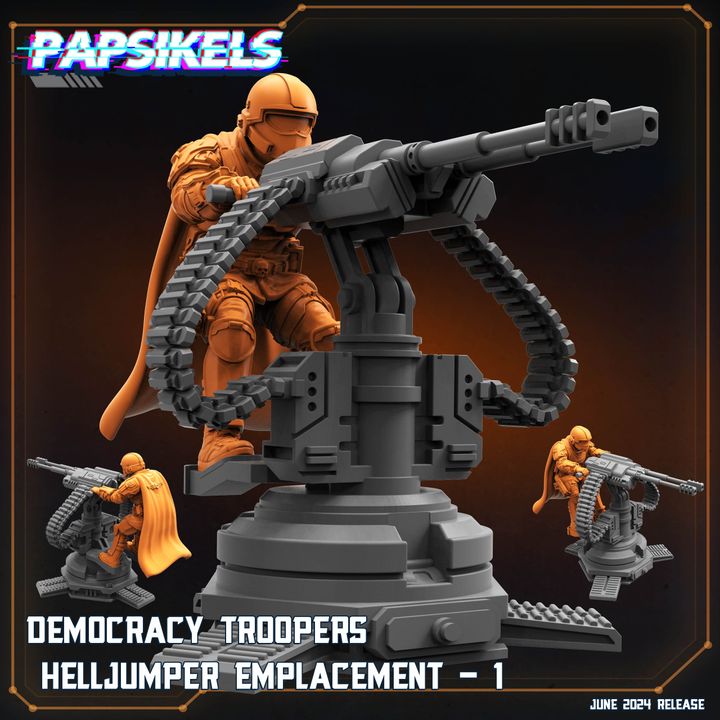 DEMOCRACY TROOPERS HELLJUMPER EMPLACEMENT