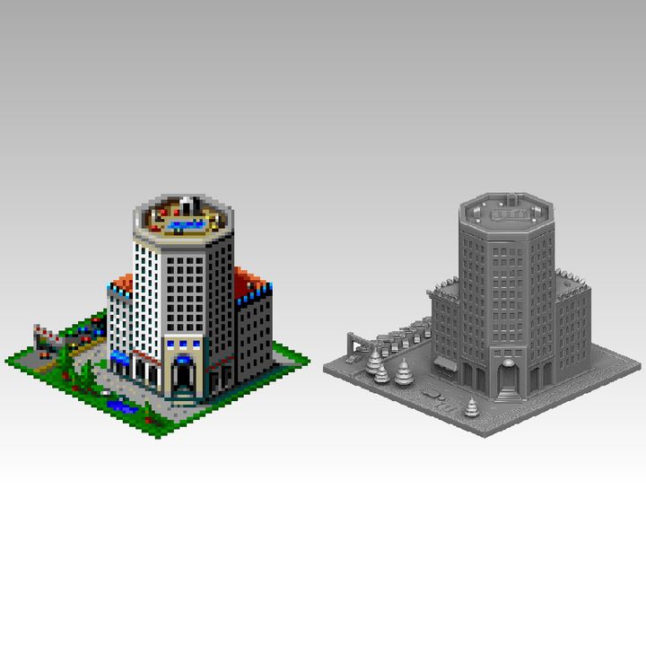 SimCity 2000 Apartment Tower