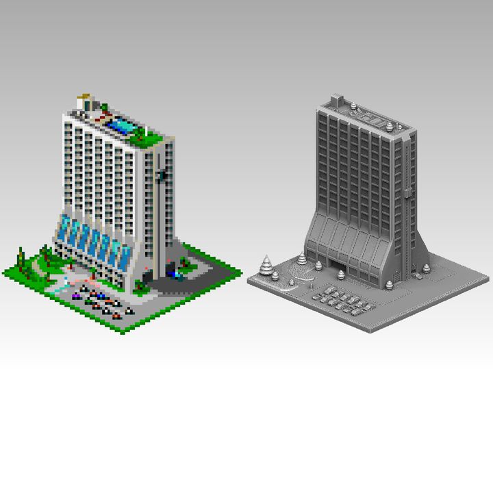 SimCity 2000 Apartment Tower