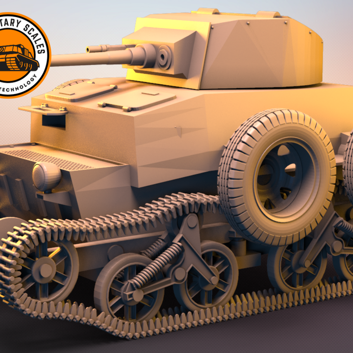 3D Printable Schofield tank by MilitaryScales