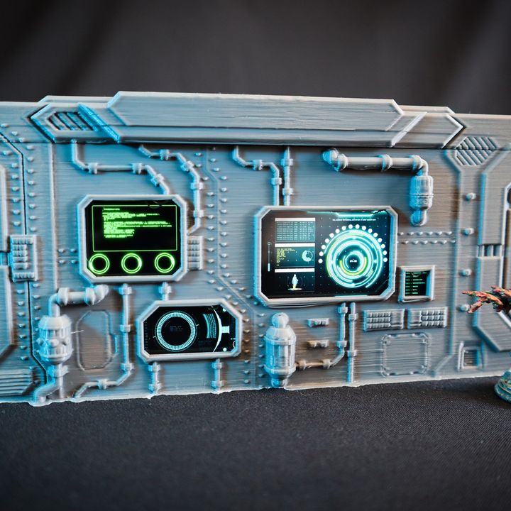 3D Printable Calling Portals - Sci-fi Screens by Antal Kéninger