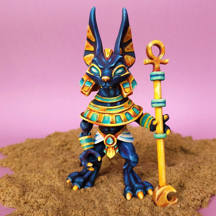 3D Printable Anubis by TwistyPrints