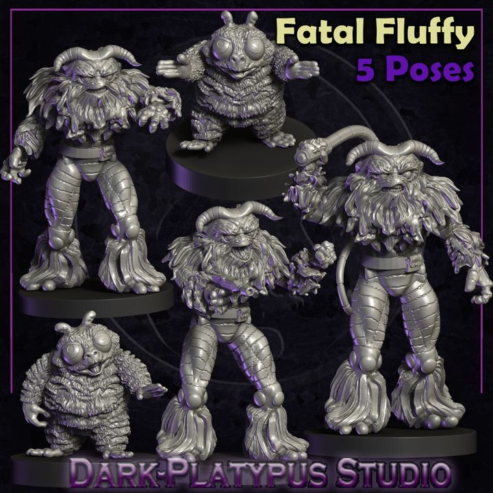 3D Printable Fatal Fluffies – transforming genetic Monsters by