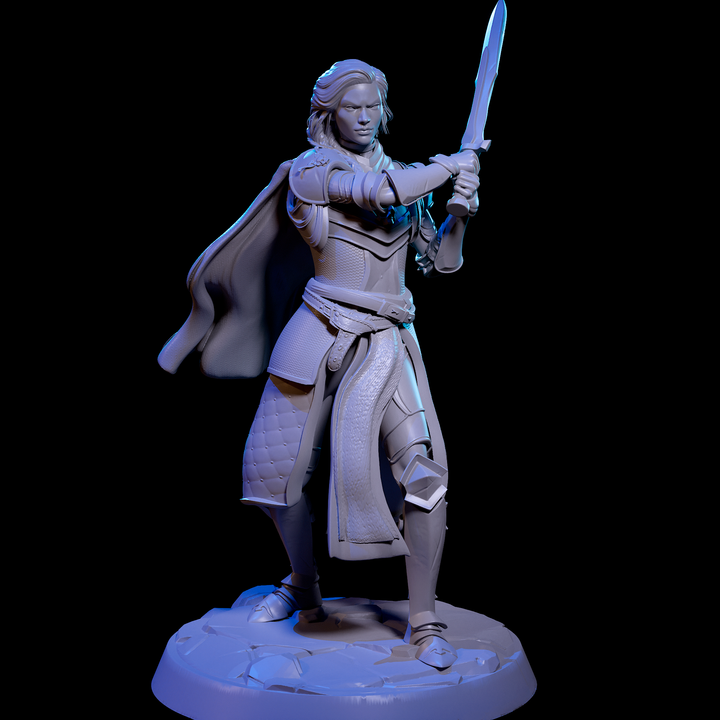 3D Printable Free Medieval Miniature by Elton 3d