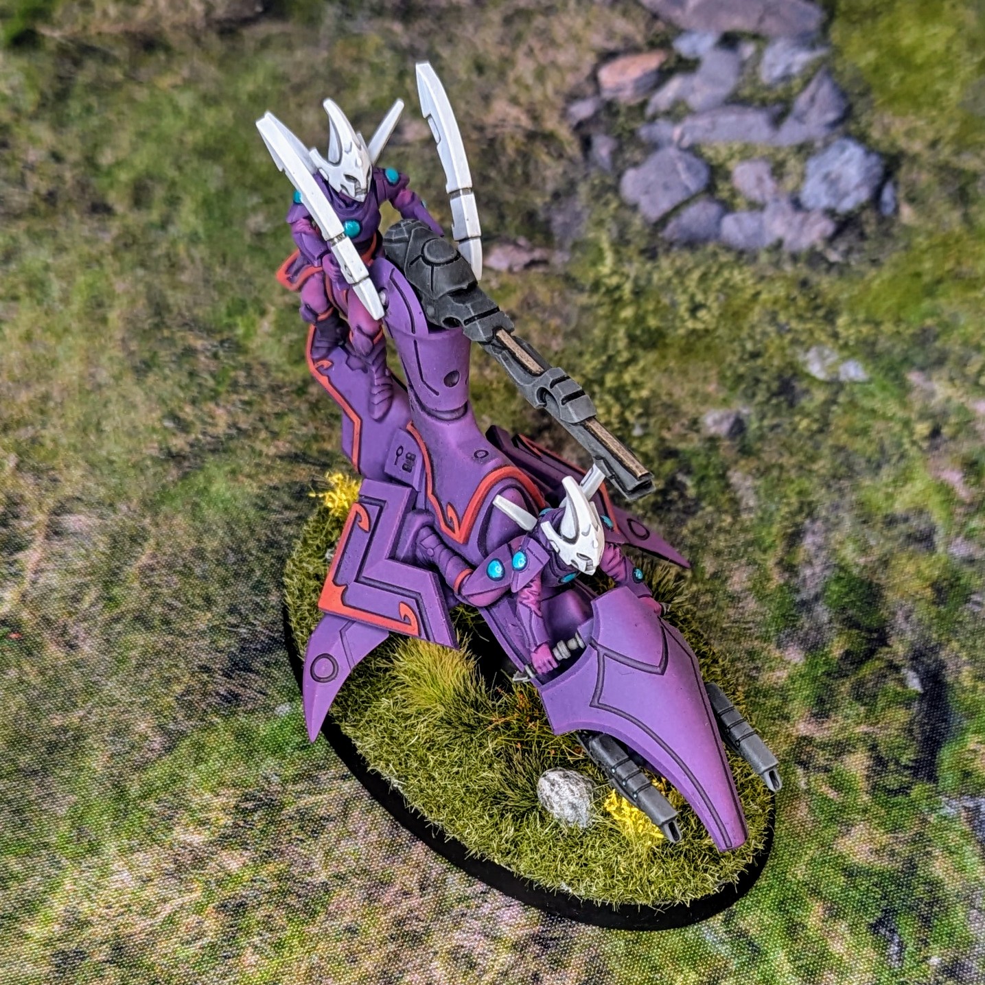 3d printable elf fleets heavy jetbike by one page rules