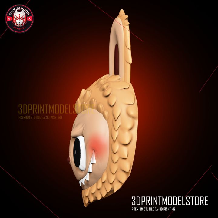 3D Printable Labubu The Monster - Cosplay Props - Halloween - Anime ...