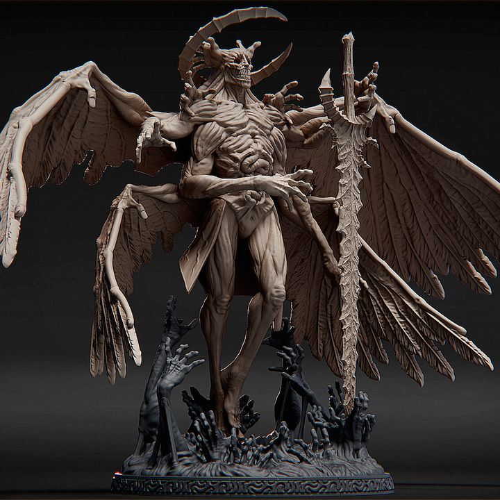 3D Printable The False Seraph by Comet Lord Miniatures