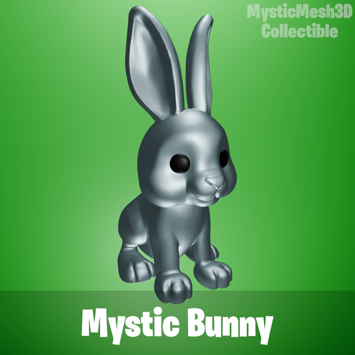 3D Printable Mystic Bunny (MysticMesh3D Collectible) by MysticMesh3D