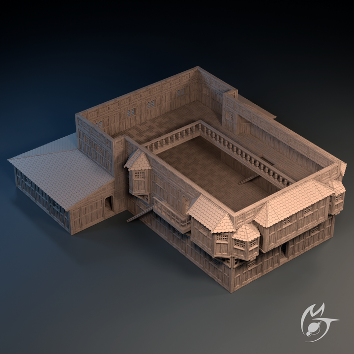 3D Printable The Moose Rest Taphouse - modular OpenLOCK