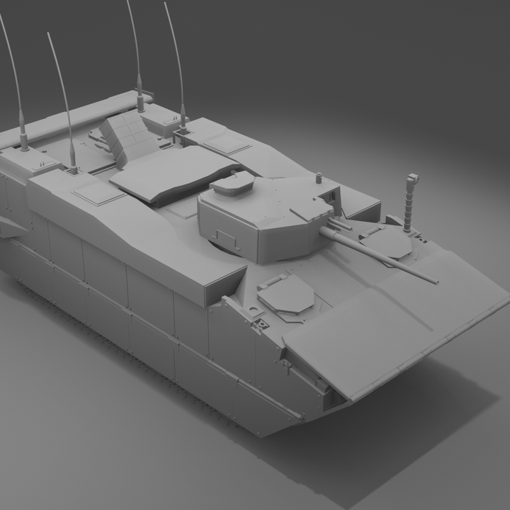 3D Printable USMC EFV-II Expeditionary Fighting Vehicle by The Military ...