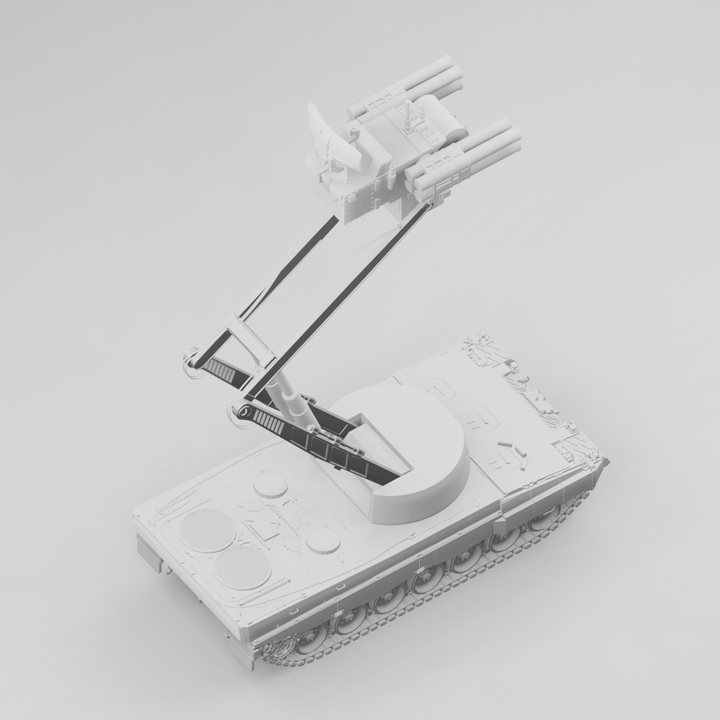 3D Printable Leopard 2 ADATS with radar and Giraffe concept by The ...