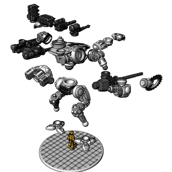 3D Printable FREE-The Basic Raptor by John Bear Ross