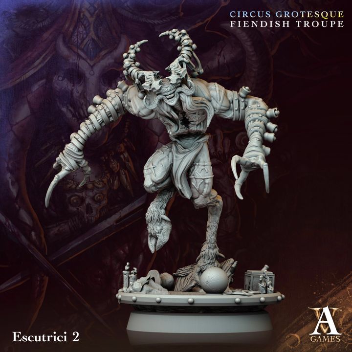 3D Printable Circus Grotesque - Fiendish Troupe - Bundle by