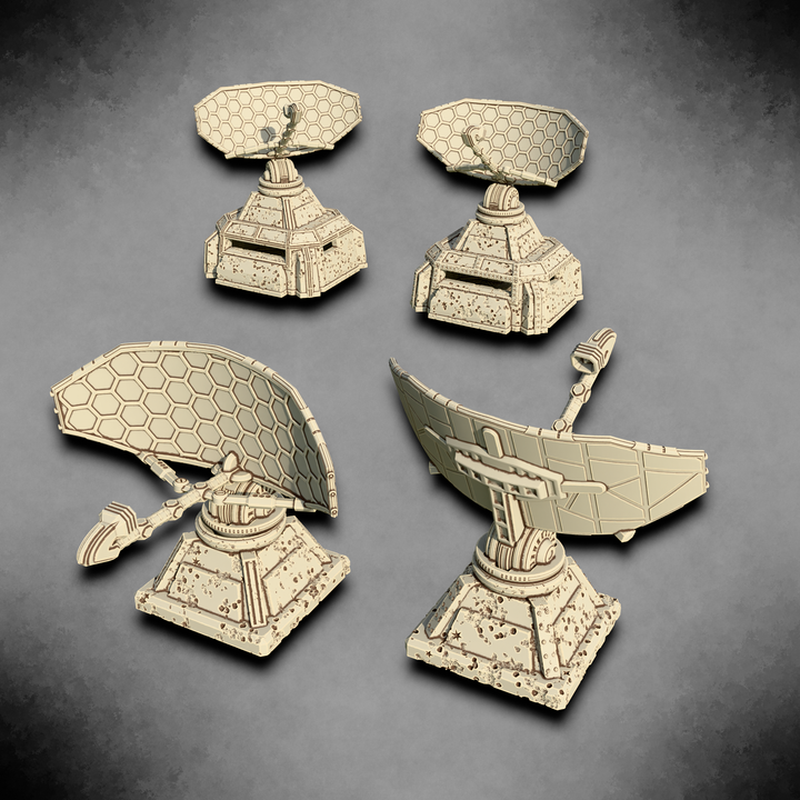 EnderToys Battlefield Craters - 3D-gedrucktes Gelände Für 28mm Tabletop Spiele