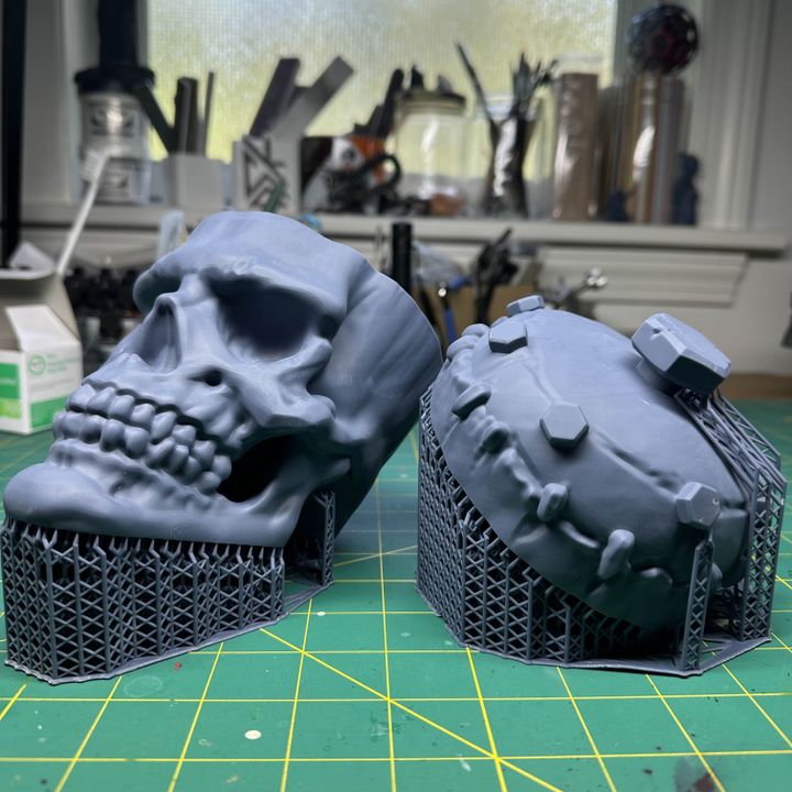 Download Frankenstein Monster skull bowl (Pre-Supported) Da Fotis