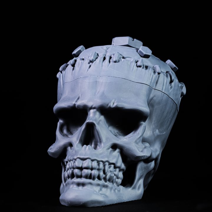 Download Frankenstein Monster skull bowl (Pre-Supported) Da Fotis