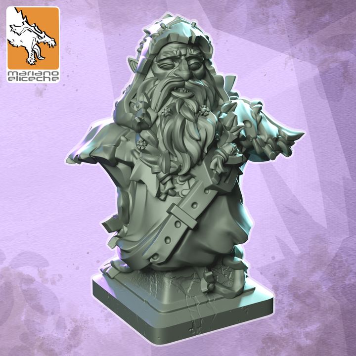 3D Printable FREE Eirian The Hermit - 720X720 Eirian Bust Portada01