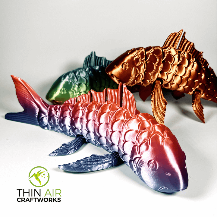 【美品】48cm ダトニオ（樹脂製）fish craft REAL製作 48cm ダトニオ 魚 フィギュア 立体・オブジェ fish craft REAL