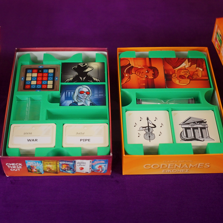 3D Printable Codenames Insert by LOOTgames