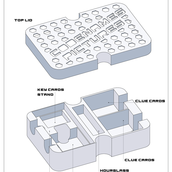 3D Printable Codenames Pictures - 720X720 CodenamesPicturesDiagram 