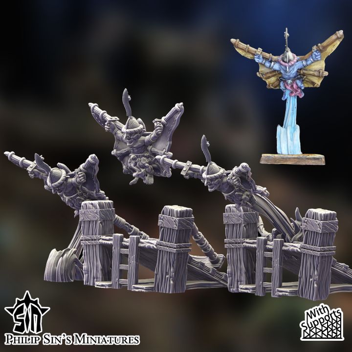 SF・ファンタジー・ホラー Goblin Doom Diver 3D Printable Goblin Doom Diver Slingshot by Philip Sin's