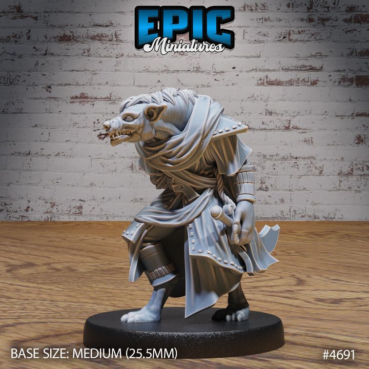 3D Printable Gnoll Tribe Rogue / Hyena Hybrid / Humanoid Evil Race ...