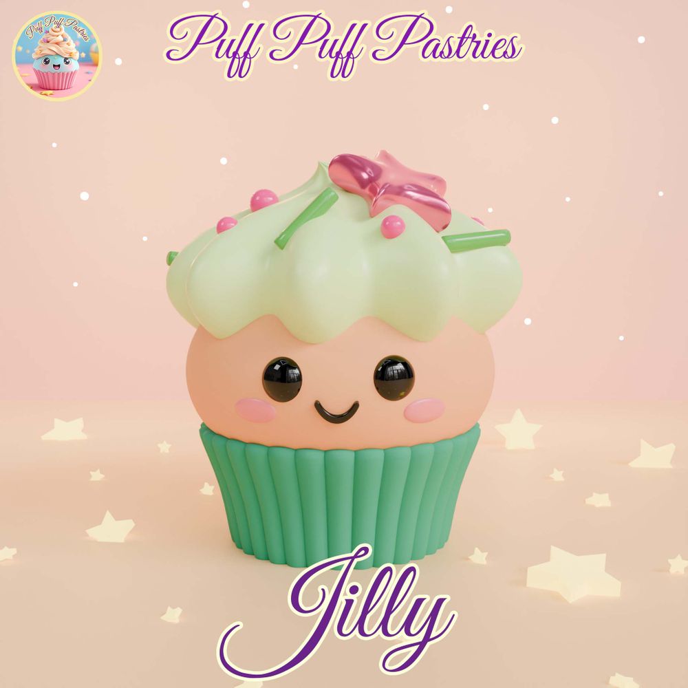 Download Kawaii Cupcake Jilly Da Puff Puff Pastries