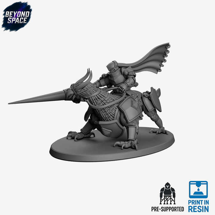 3D Printable Lorian Cavalier - Loadout 1 by Beyond Space