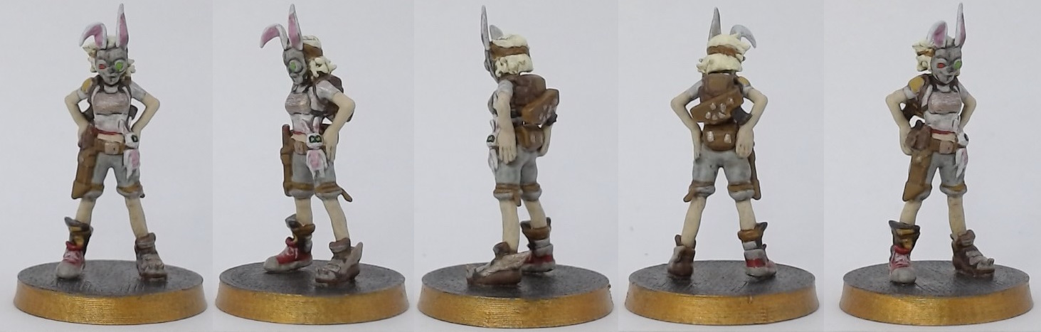 3D Printable Tina the borderlands explorer by David