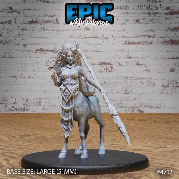 3D Printable Faun Druid / Goat Human Hybrid / Centaur Warrior / Horned ...