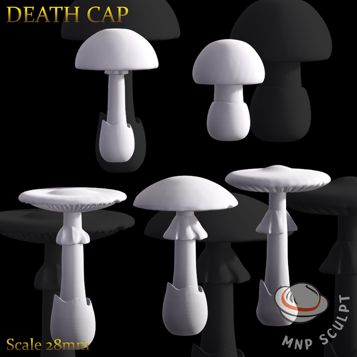 3D Printable Death Cap by MNP Sculpt