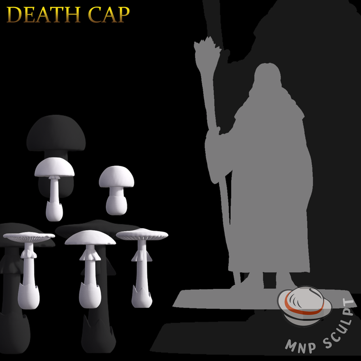 3D Printable Death Cap by MNP Sculpt