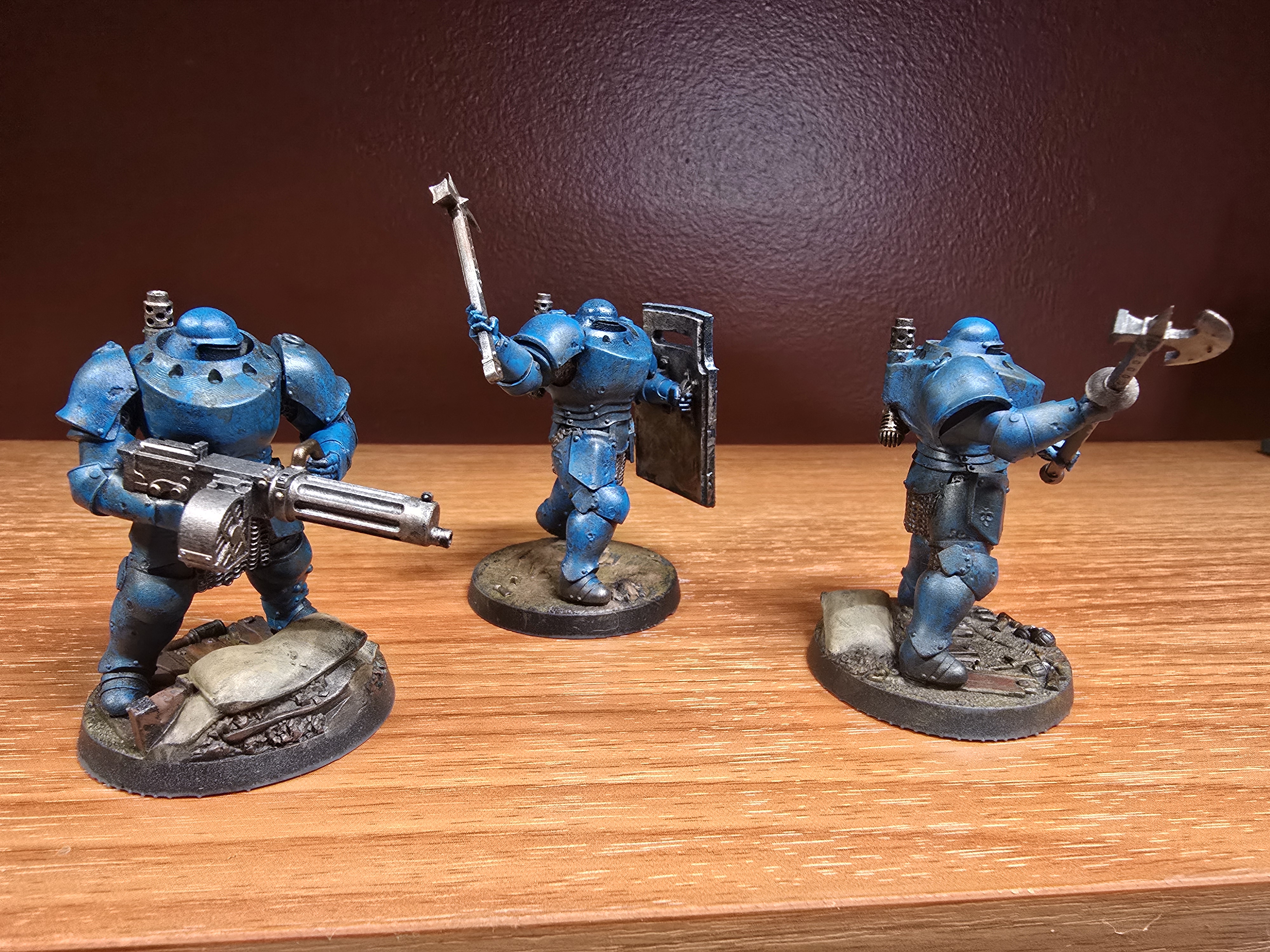 3D Print of Trench Crusade - Heavy Mechanised Infantry (MG) - New