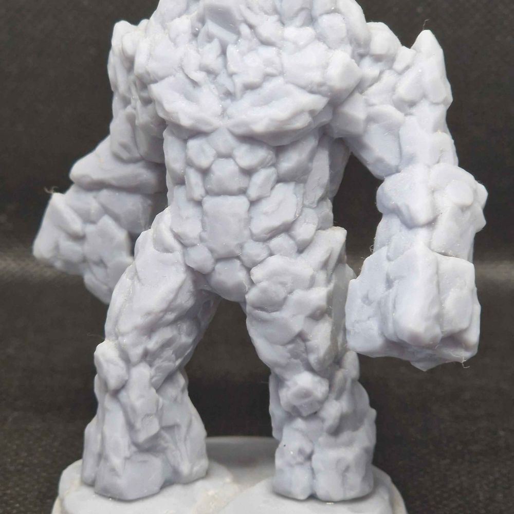 3D Printable Rock Golem by Jeff Hindsbøl Hansen