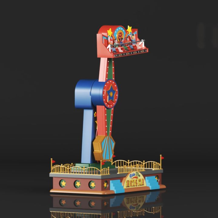 3D Printable Lemax Village Collection The Shooting Star by Nguyen Bin