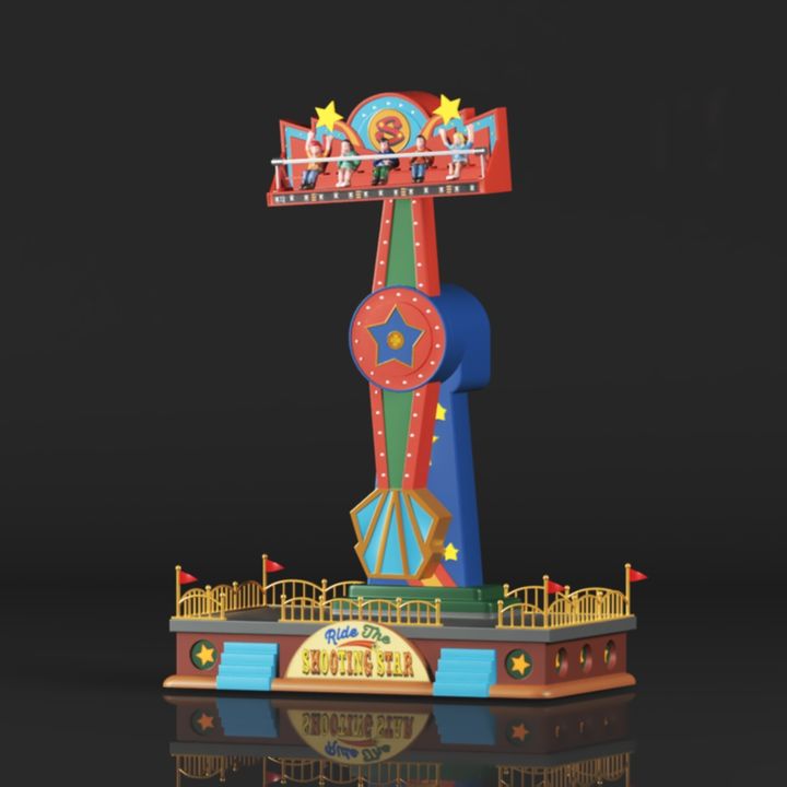 3D Printable Lemax Village Collection The Shooting Star by Nguyen Bin