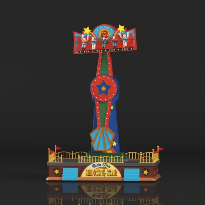 3D Printable Lemax Village Collection The Shooting Star by Nguyen Bin