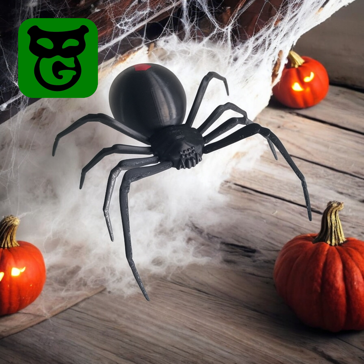 3D Printable Black Widow flexi by Boby Green Creations