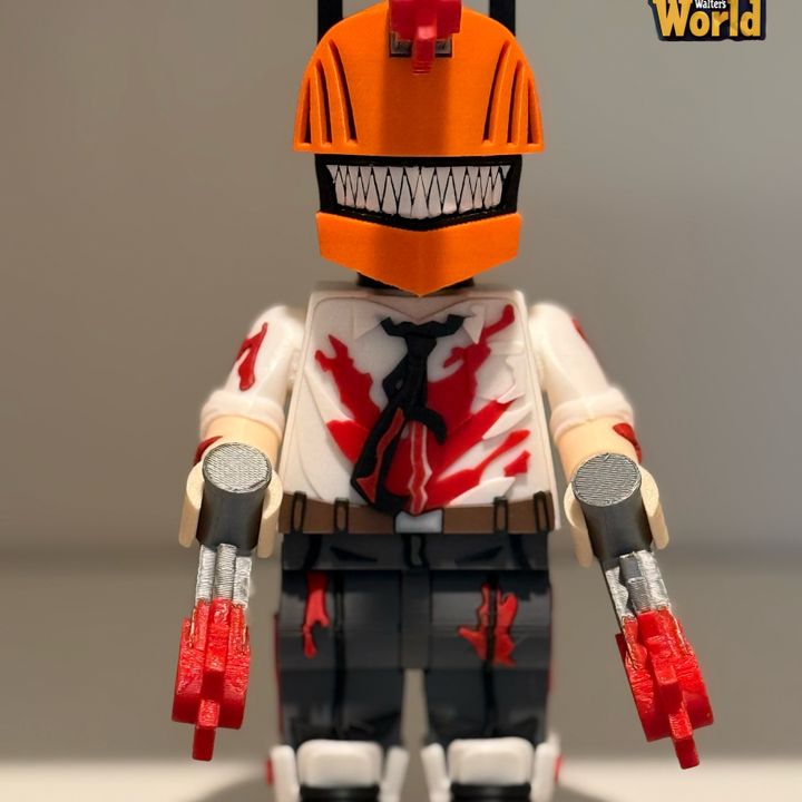 3D Printable Chainsaw Man Brick by Walter's World 3D