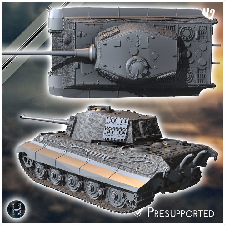 MINICHANPS PANZERKAMPFWAGEN Ⅵ TIGER Ⅱ Minichamps Panzerkampfwagen Vi Tiger Ii