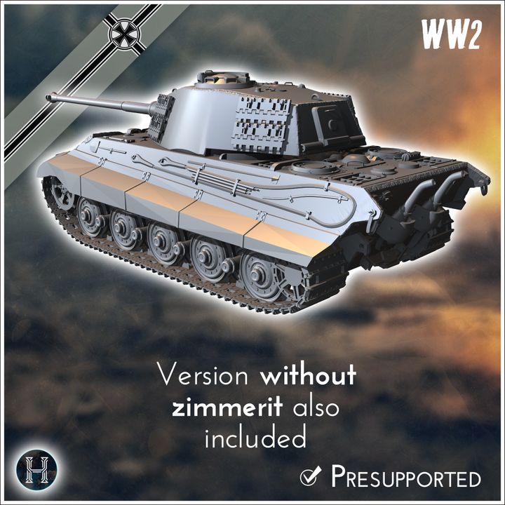 KING TIGER 1:24 Ｐanzerkfwagen_VITiger II KING TIGER 1:24 Panzerkfwagen_VITiger II WW2 King Tiger