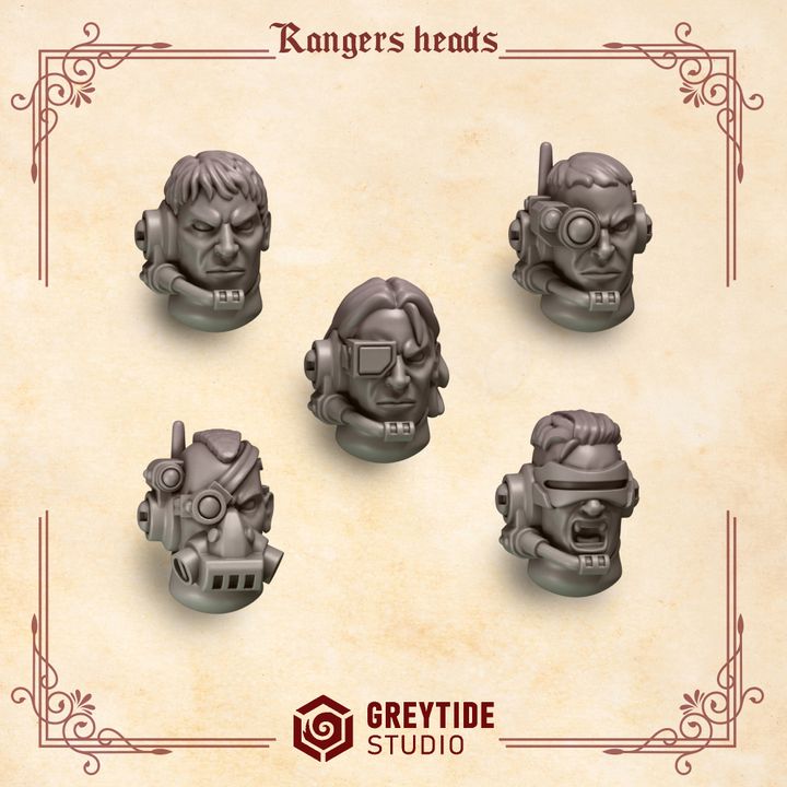 3D Printable Crimson Lords Pack by GreyTide Studio
