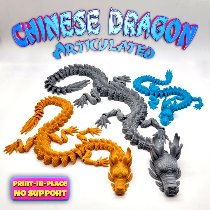 流行に  3D 3dFabrik by Articulated Dragon Chinese Printable 特撮