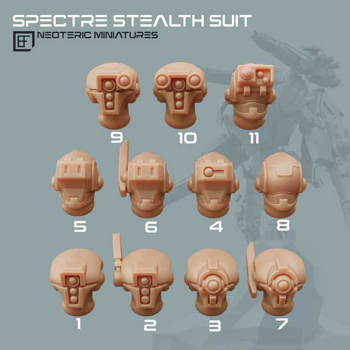 3D Printable Greater Good | Spectre Stealth Suit by NeotericMiniatures
