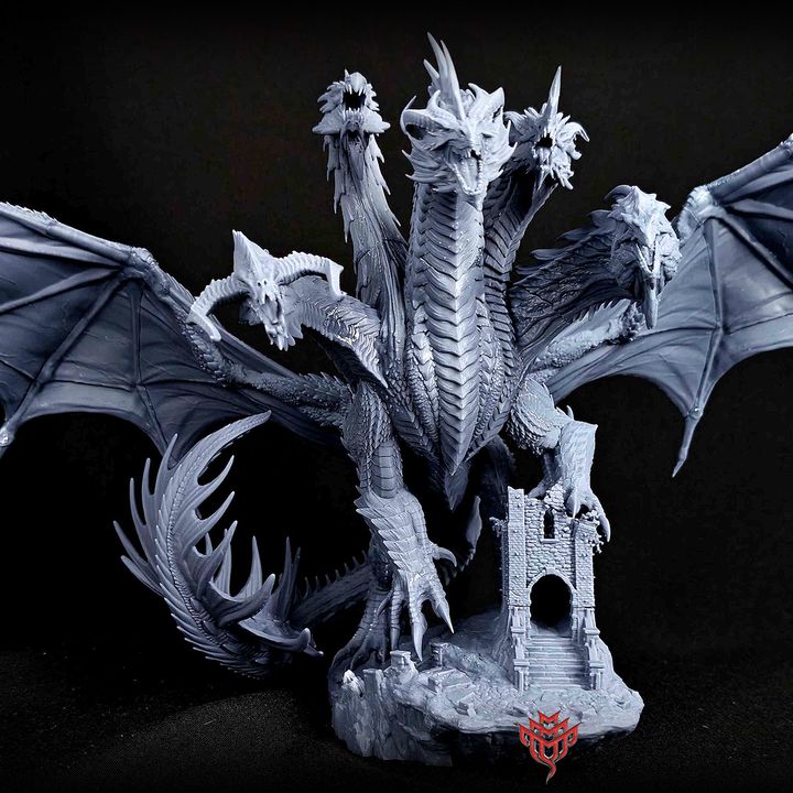 3D Printable DRAGON QUEEN (large printer size/ 400mm tall-750mm