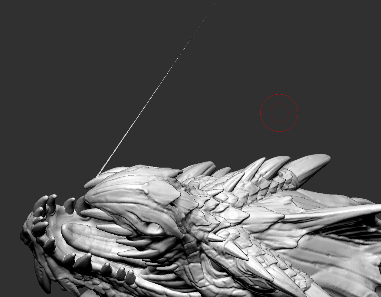 3d printable dragon queen small medium printer size 200mm tall 375mm
