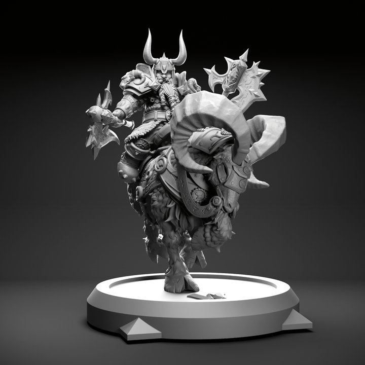 3D Printable Dwarf Warrior - World of Warcraft by Douglas Salles